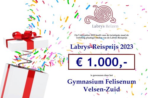 Winnaar Labrys-Reisprijs 2023